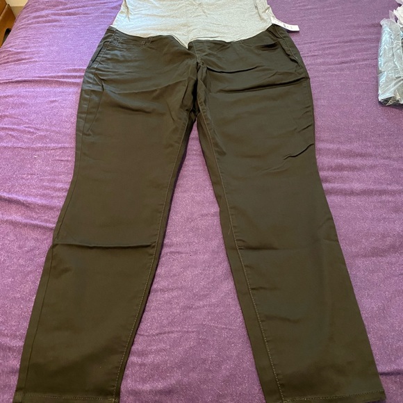 Super Skinny Coloured Sateen Maternity XXL - Picture 2 of 3